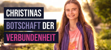 Christina`s Botschaft der Verbundenheit an die Welt im Wandel Kongress Besucher